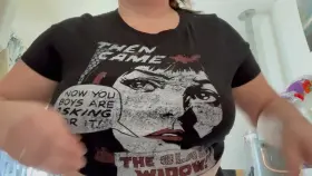 Sneaking a titty drop on my break 🤫