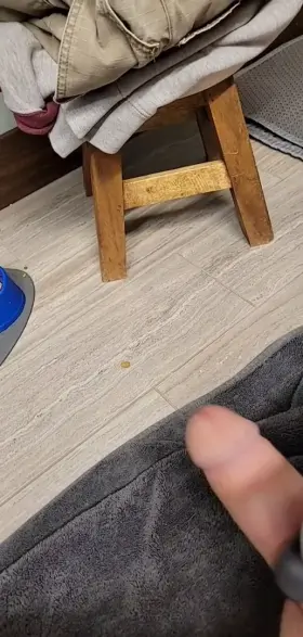 [42] Used my Theragun on my cock to see if only vibration would make me cum...and it did! Wow! I found my new favorite toy.