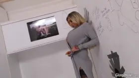 Danielle Derek Showing off her big fake bimbo tits