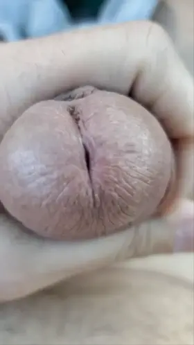 Thick sticky cumshot all over my cock