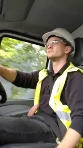 Some witty reference about driving manual