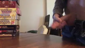 Blowing a big load after a long edging session