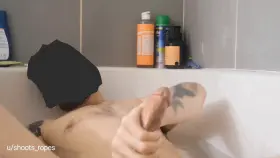 absolutely unloading my cannon