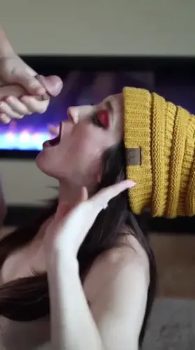 Covering me then sucking out the last drops!