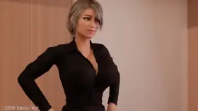 Stunning Futa lady takes down pants