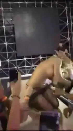 Hot Stripper Going Wild And Letting People Touch Her [00:00]