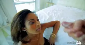 Sexy hussy splattered