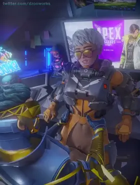 Valkyrie gets fucked by Octane (Dzooworks) [Apex Legends]