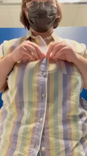 I love going braless at work 🍒