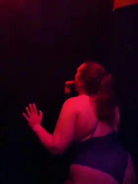 Blowing a random guy at the local glory hole