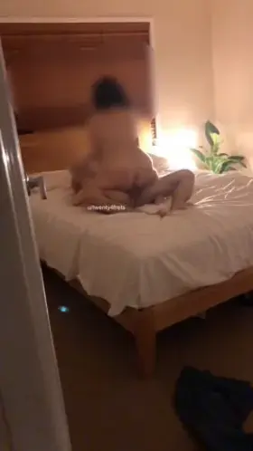 Hubby films while Hotwife cucks him with Bull