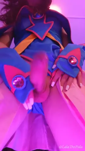 Dark Magician Girl wants you to suck her big dick, would you do it? 😏🥵