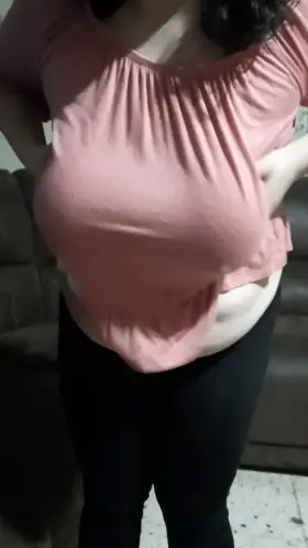 Imagine my heavy tits slapping your face and dick 🥵🔥