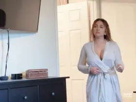 Coming out the shower like