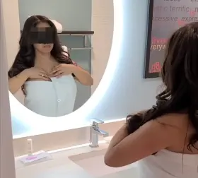 Oops, infamous Asian towel drop