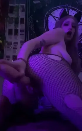 Dildo and fishnets kind of night