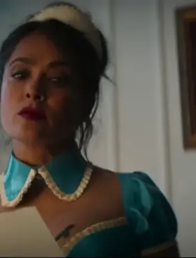 Salma Hayek in maid uniform