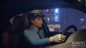 Police D.va catching a thief (Xordel) [Overwatch]