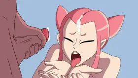 Working on new cumshot animations - Queen's Brothel