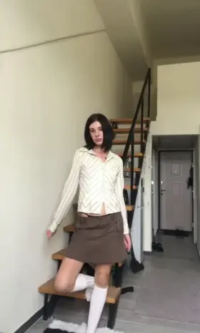 at school i'm a nice girl but as soon as i get home the show starts