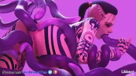 She’s working those tentacles good (female)