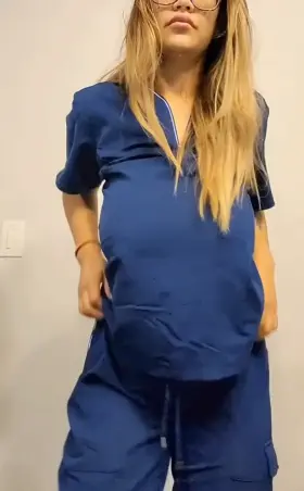 Keeping these hidden under my scrubs is tough lol