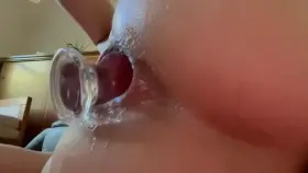 Up close action, I love the way my ass grips it, do you?