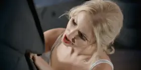 Georgie Lyall gets excited for a horsecock