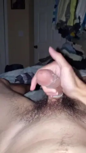 This cum was supposed to fill the condom but it broke