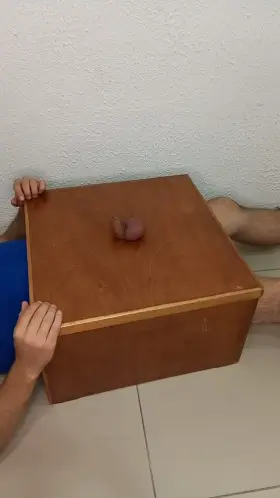 Showing a little bit of our routine, knocking out my husband's balls, I love doing it