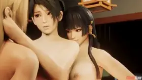 Rachel x Momiji x Nyotengu by Redlux