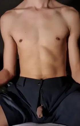 Should I take off my shorts and peel my foreskin back?