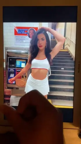 Andrea taking my load like a good little girl