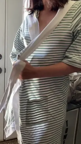 What I’m usually wearing when I answer the door…