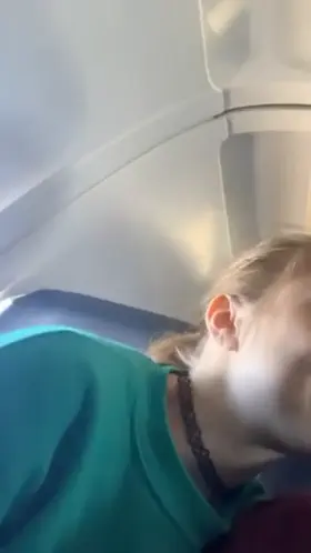 Aeroplane blowjob