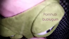 Russian girl in a mask sucks a thick and circumcised dick