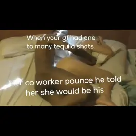 Every girls dream at the company party and all you can do is watch!