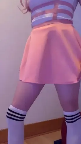 Do you like the surprise under my skirt?