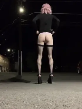 Throwback to the most humiliating thing I've ever done. Was dared to dress up and walk around the block. Who wants to see more like this??