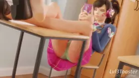 Academy D.Va Exposed (lvl3toaster) [Overwatch]