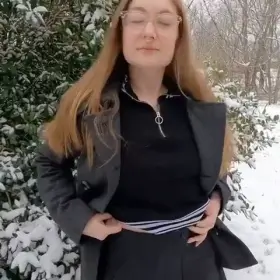 Stop for the snowballs, stay for the peach ❄️🍑 [OC]