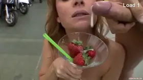 Janet Mason - strawberry cocktail