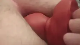 Taking my boyfriend's new doggy dick. I've never orgasmed from my prostate harder than I did tonight. 🥵🥵🥵