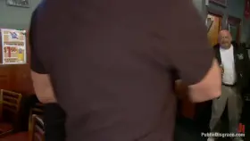 Charley Chase gets stripped, groped &spanked in public