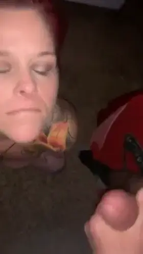 On my knees for the big finish