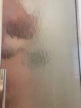 Cum watch me shower. Full video on my page link below!!!👇👇