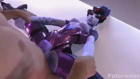 Futa Widowmaker split fuck (Futuretist) [Overwatch]
