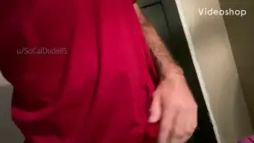 What starts as a cock outline, turns into some fully exposed cock 🤷🏻‍♂️