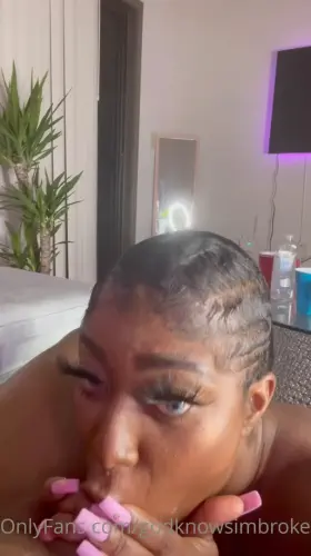 she don't suck dick, she eat it tf up😍