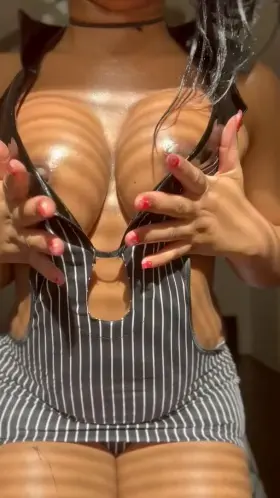 Would you cum on my breasts ?